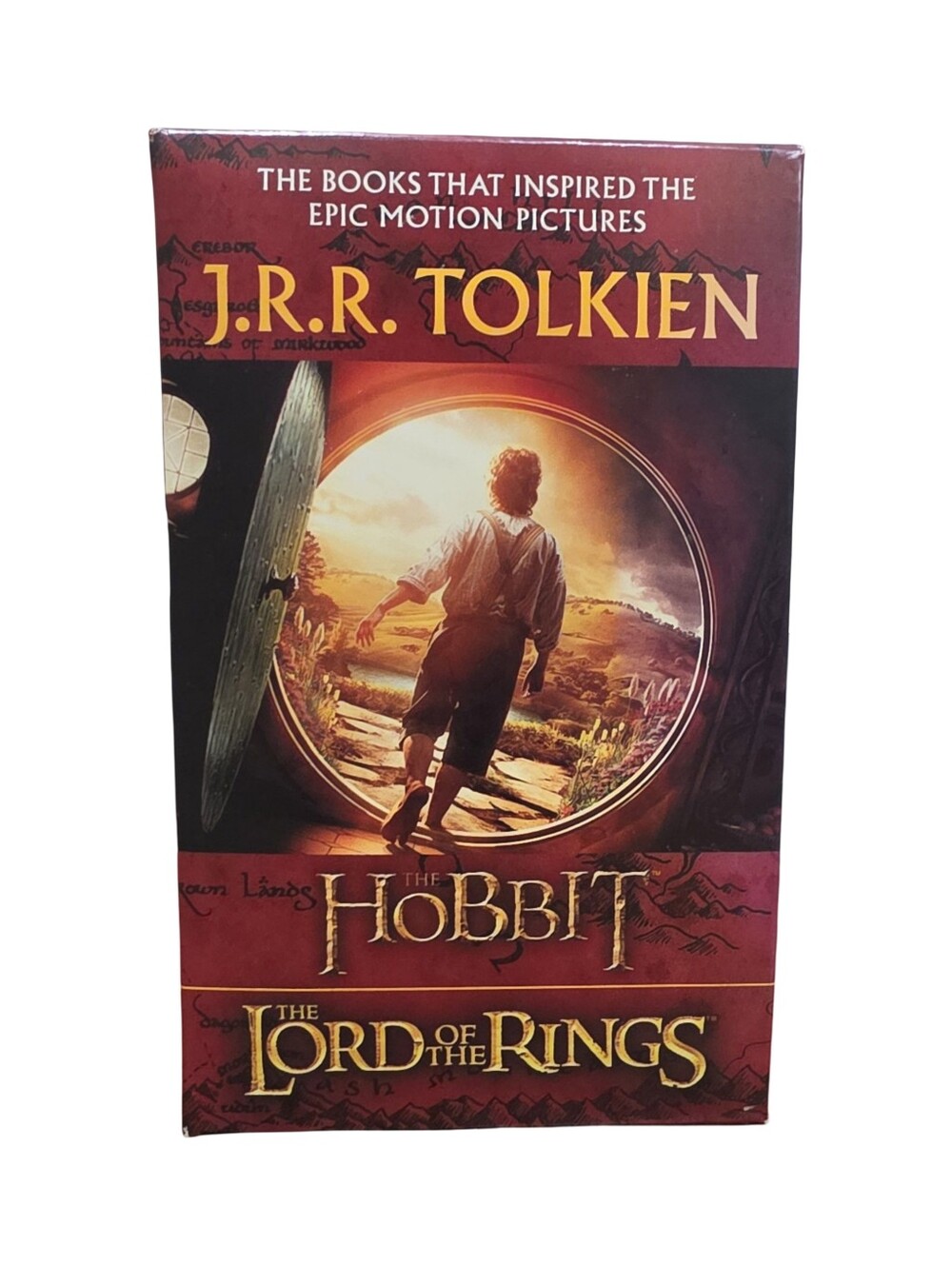 #896 J.R.R. Tolkien Hobbit & Lord of the Rings 4 Book Boxed Set New